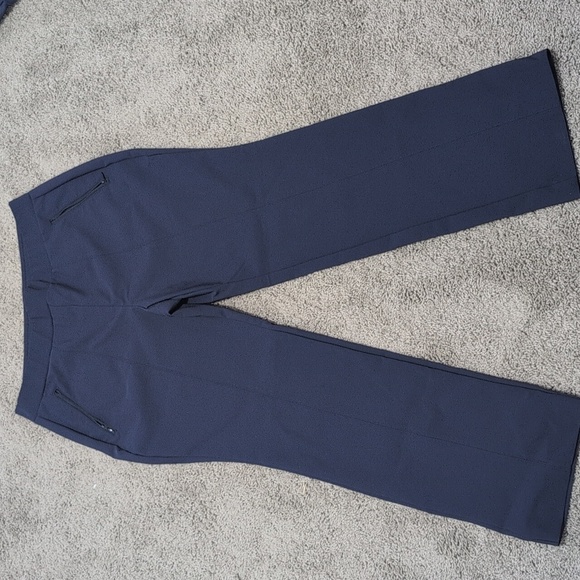 Lane Bryant Nylon Blend Wear Everywhere Straight Leg Pants Side Zip Pockets 14 - Picture 3 of 13